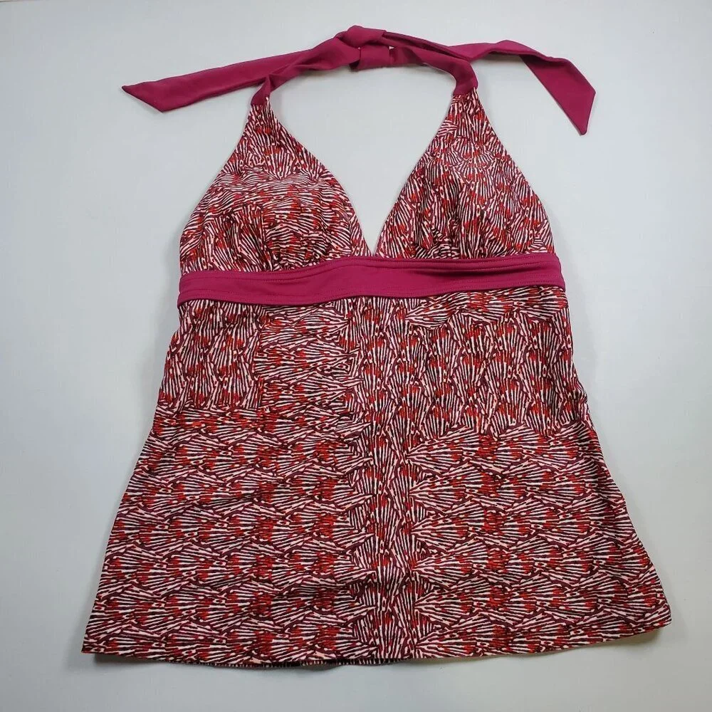 prAna Lahari Tankini Top Women Size XS Swimwear Classic Halter Adjustable